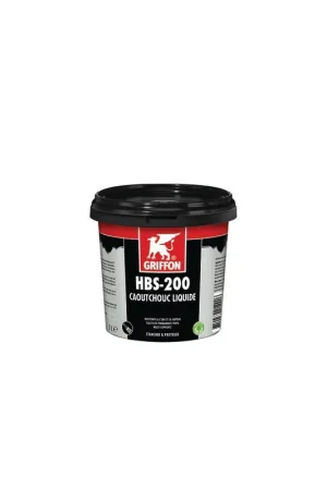 Enduit d'étanchéité HBS-200 CAOUTCHOUC LIQUIDE 1l- GRIFFON - 6308866 Prix Choc