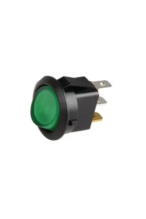 Interrupteur unipolaire Ø23 lumineux ver- GEMINOX - 87168249040 Prix Cassé