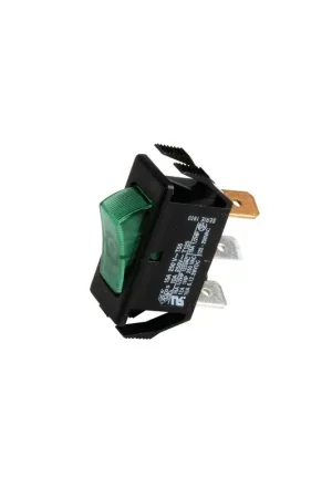 Must-Have Interrupteur unipolaire noir/lumineux vert- GEMINOX - 87168121620