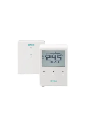 Thermostat ambiance radio à piles- SIEMENS - RDE100.1RFS Vente Directe