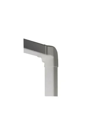 Angle vertical gauche 80x60 blanc pur 9010- DIFF - 807718 - (X4) Jusqu'à Épuisement Des Stocks
