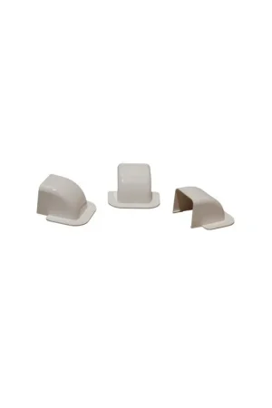 Passage de mur courbe 80x60 blanc pur 9010- DIFF - 807734 - (X6) Marque