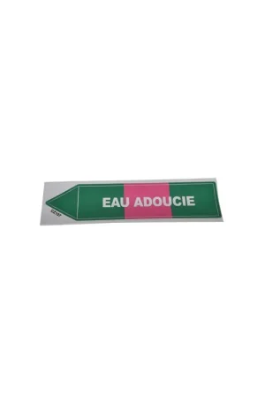 Expédition Rapide Étiquette souple adhésive eau adoucie- DIFF - 111814 - (X10)