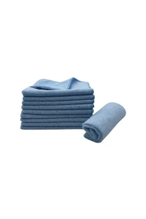 Remise Microfibres bleu - 38x38 CM- ISOCLEAR - 909049 - (X10)
