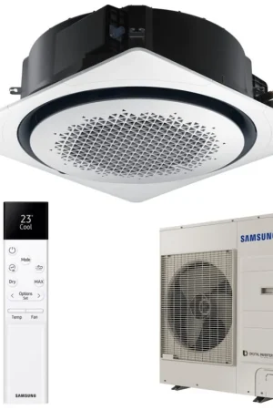 Prix Réduit Samsung Round Flow Cassette 360º Windfree AC100RN4PKG + AC100RXADNG Triphasé