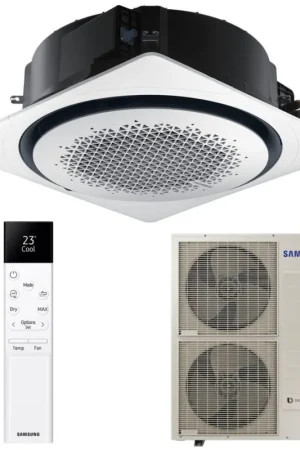 Produit De Marque Samsung Round Flow Cassette 360º Windfree AC140RN4PKG + AC140RXADNG Triphasé