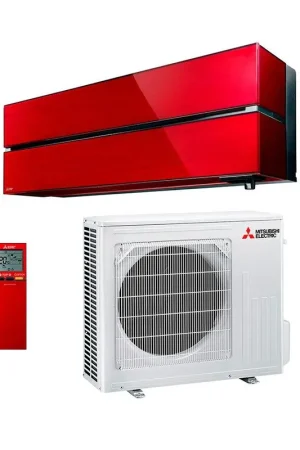 Expédié Aujourd'hui Climatiseur Mural Mitsubishi Design Premium MSZ-LN50VG3R + MUZ-LN50VG3 Rouge MelCloud Wifi