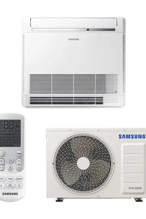 Climatiseur Console Samsung AC026RNJDKG + AC026RXADKG Slim Design Prix Promo