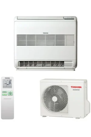 Expédié Aujourd'hui Climatiseur Console Toshiba Silverstone RAS-B10J2FVG-E + RAS-10J2AVSG-E