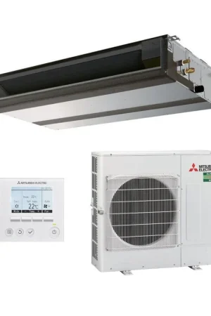 Mitsubishi PEAD-M125JA2 + PUZ-M125YKA2 Triphasé Gainable Standard Vente Directe