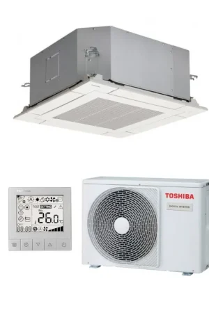 Toshiba RAV-HM401MUT-E + RAV-GM401ATP-E Cassette Compacte Digital Inverter 600x600 Top Vente