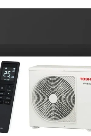 Populaire Climatiseur Mural Toshiba Shorai Edge RAS-B13G3KVSGB-E + RAS-13J2AVSG-E1 Noir Home AC Control Wifi