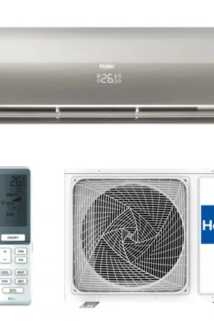 Climatiseur Mural Haier Flexis Plus AS35S2SF1FA-S + 1U35S2SM1FA-2 Argent WiFi hOn Authentique