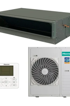 Hisense AUD125UX4REH8 + AUW125U4RT5 Gainable Super Inverter Moyenne Pression Réduction