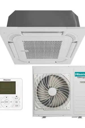Dernier Modèle Hisense AUC90UR4RGB4 + AUW90U4RF4 Cassette Super Inverter