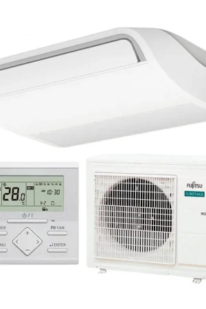 Affaire À Saisir Fujitsu ABEG24KRTA + AOEG24KATA Plafonnier Série Eco Airstage