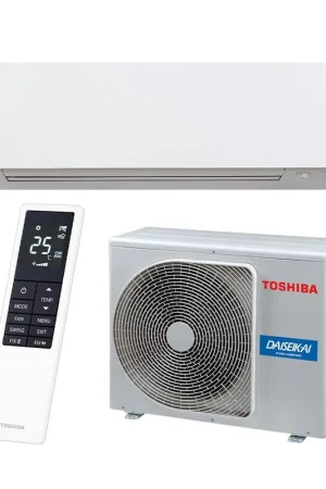 Seulement Aujourd'hui Climatiseur Mural Toshiba Daiseikai 10 RAS-B10S4KVPG-E + RAS-10S4AVPG-E Blanc Home AC Control Wifi