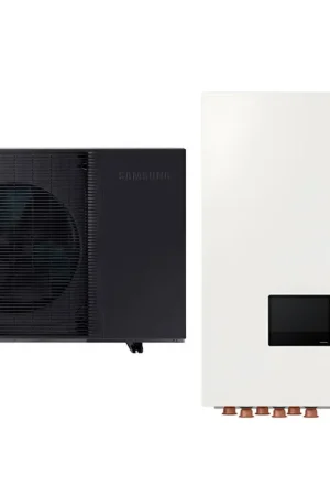 Pompe à Chaleur Monobloc Samsung AE120CXYDGK R290 EHS HT Triphasé + Module Hydronic AE160DNYMPK Meilleur Prix