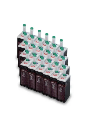 Promotion Saisonnière Parc de batteries opzs Hoppecke OPzS 420 - 48V 20kWh – 8000 cycles à 20 % DoD