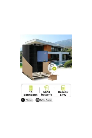 Affaire À Saisir Kit Solaire Autoconsommation / Réinjection 6,8 kWc – Tri 5,0 kVA – sans stockage