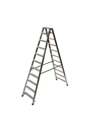 Escabeau Echelle Double Accès FACAL 2x10 Marches en Aluminium - D-10 - NEUF Déclassé Expédition Rapide
