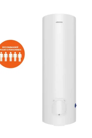 Bon Plan Chauffe-Eau Électrique 300L ATLANTIC Chaufféo Vertical Stable Monophasé - 022122 - NEUF