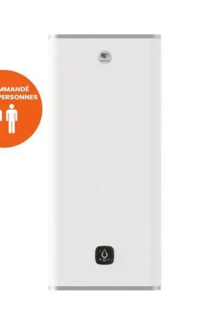 Usine Directe Chauffe-Eau Électrique Plat 65L THERMOR Malicio 3 Connecté Stéatite Multi-Position Vertical ou Horizontal - 231064 - NEUF