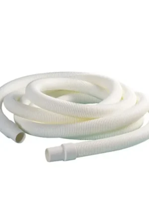 Tuyau Flottant Spiralé 12m Pour Nettoyage de la Piscine Ø38mm Blanc - 57504 - NEUF Certifié