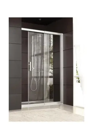 Must-Have Paroi de Douche LEDA Jazz+ Extension Face Coulissante 2 Vantaux 136-170cm en Verre Transparent - L23JXC217031F - NEUVE