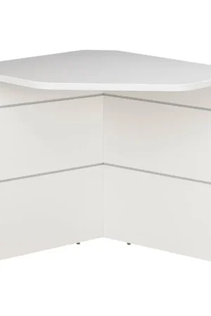 Satisfait Ou Remboursé Comptoir Banque d'Accueil Avec Angle 90° GAUTIER OFFICE Sunday Gris Pour PMR L83xH74xP83cm - 2U03029 - NEUVE