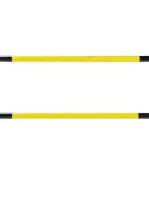 Prix Choc Barrière de Sécurité Monobloc à Sceller Longueur 2m Tube Ø59mm Jaune et Noir - A170342 - NEUVE Déclassée