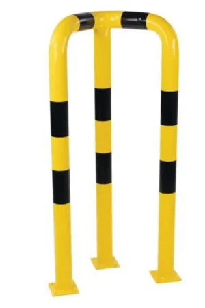 Arceau de Protection d'Angle Acier Jaune et Noir - A135374 - NEUF Déclassé Achat Immédiat