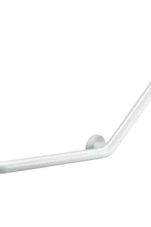 Usine Directe Barre d'Appui Coudée à 135° DELABIE Ø32mm 3 Points de Fixation Blanc - 5081N - NEUVE
