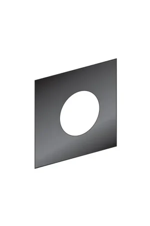 Achat Immédiat Plaque de Propreté DIXNEUF 20/10 Acier 500x500mm Trou Central Ø155mm Noir N3 - 24.10.09107 - NEUVE Déclassée