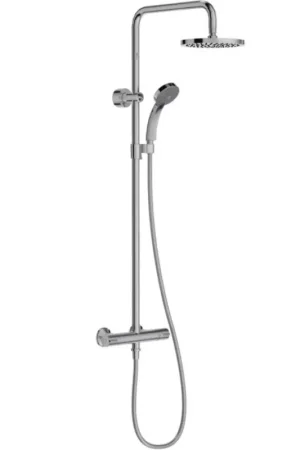 Haute Qualité Colonne de Douche Thermostatique JACOB DELAFON July Avec Douchette 4 Jets Chrome - E45716-CP - NEUVE