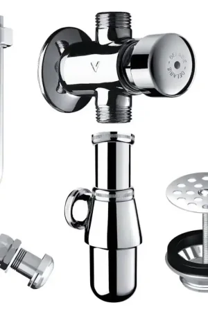 Kit pour Urinoir Droit DELABIE Tempostop pour Jacob Delafon Coquille 2 - 777517 - NEUF Livraison Express