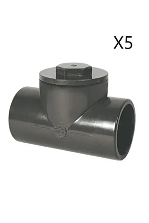 Lot de 5 Clapets Anti-Retour PVC Ø40mm NICOLL Carh F-F Pression Eau Froide - 405326 - NEUF Nouvelle Collection