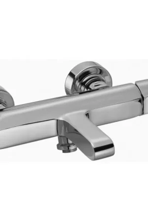 Mitigeur Robinet Thermostatique Bain/Douche JACOB DELAFON Singulier Mural Chrome - E10867-CP - NEUF Prix Choc