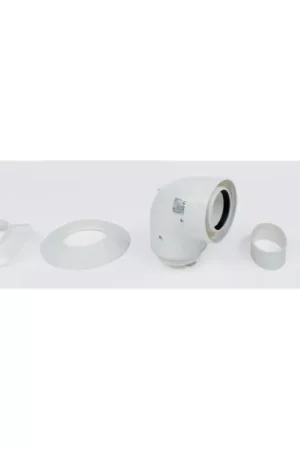 Coude Ventouse ATLANTIC 80/125 90° pour PAC et Chaudières - 074246 - NEUF Nouvel Arrivage