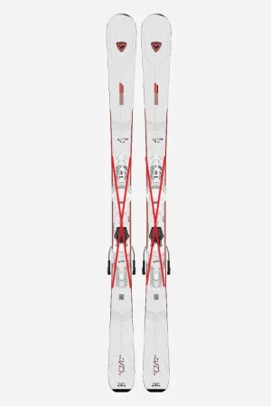 Vente Directe Pack de 2 Skis ROSSIGNOL All Mountain Femme NOVA 2 LTD Sans Fixations 152cm Blanc - RAKLI07/LIA152 - NEUF