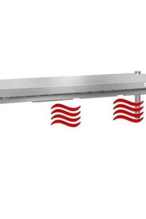 Passe-Plat Inox Chaufant Pont Thermique GOLDINOX Premium Chauffage Infrarouge Résistance Céramique - PP124-P110 - NEUF Nouvelle Collection
