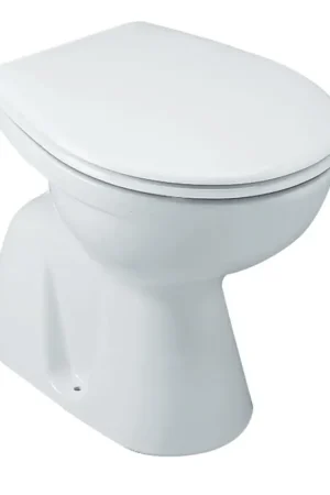 Offre Exclusive Cuvette WC sur Pied ROCA Polo Sortie Horizontale Alimentation Indépendante Blanche Céramique - WM822012Z0 - NEUVE