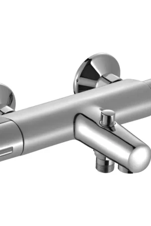 Certifié Mitigeur Robinet Thermostatique Bain/Douche JACOB DELAFON July Mural Laiton Chrome - E45714-CP - NEUF