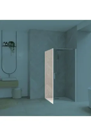 Populaire Paroi de Douche Fixe KINEDO Smart Design 200x75 cm en Verre Transparent - PA90151BTNE - NEUVE