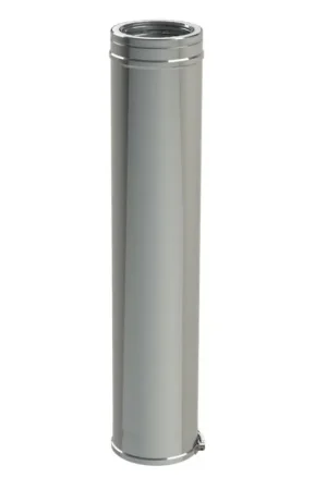 Retour Gratuit Conduit Isolé Double Paroi TEN Duoten L1000mm Inox 316/304 Ø200/250mm avec Bride - 501208 - NEUF