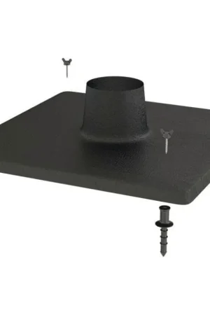 Pas Cher Plaque de Cheminée TECHNAFLON TFAC 40x40 PVDF 75/90 - 97043090 - NEUVE