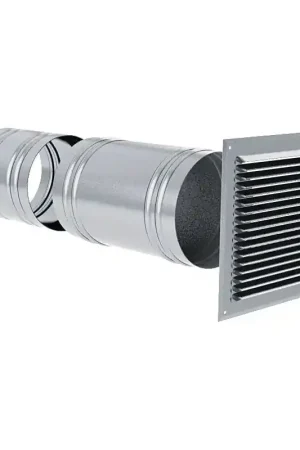 Prise d'Air de Façade ANJOS 1604 PA200 Grille et Sortie - 3740044 - NEUF Top Vente