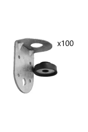 Authentique Boîte de 100 Pattes Équerre Complètes AIRFRANE pour Installations de Ventilation, Plomberie et Industriel - PE60X - NEUF