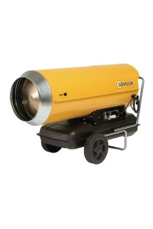 Achetez Aujourd'hui Chauffage à Air Pulsé Mobile Chauffage au Fuel à Combustion Directe SOVELOR Débit d'Air 3300m3/h 111kW - HP 110 - NEUF
