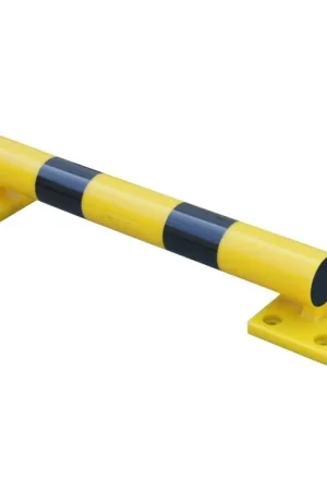 Promotion Butée de Protection pour Parking VISO Longueur 800mm Noir et Jaune - TPX800NJ - NEUVE